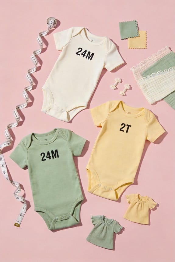 24 months vs 2t sizes