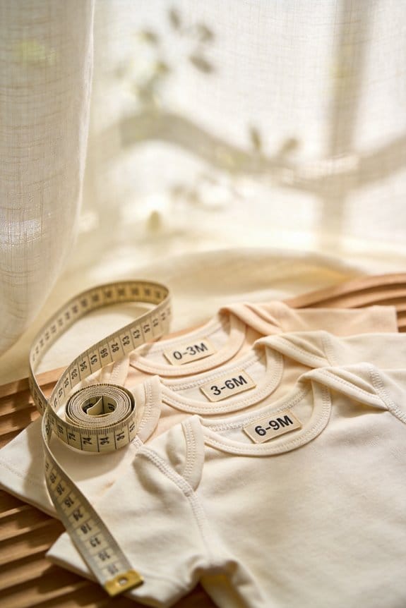 accurate baby clothing measurements
