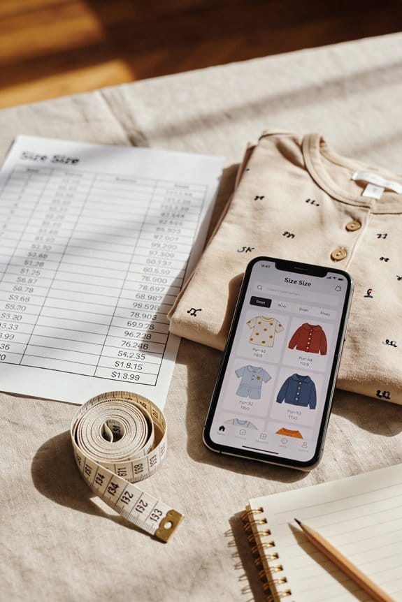 accurate children s clothing measurements