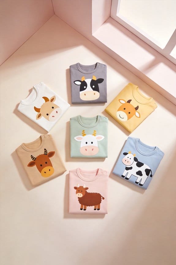 adorable baby farm shirts
