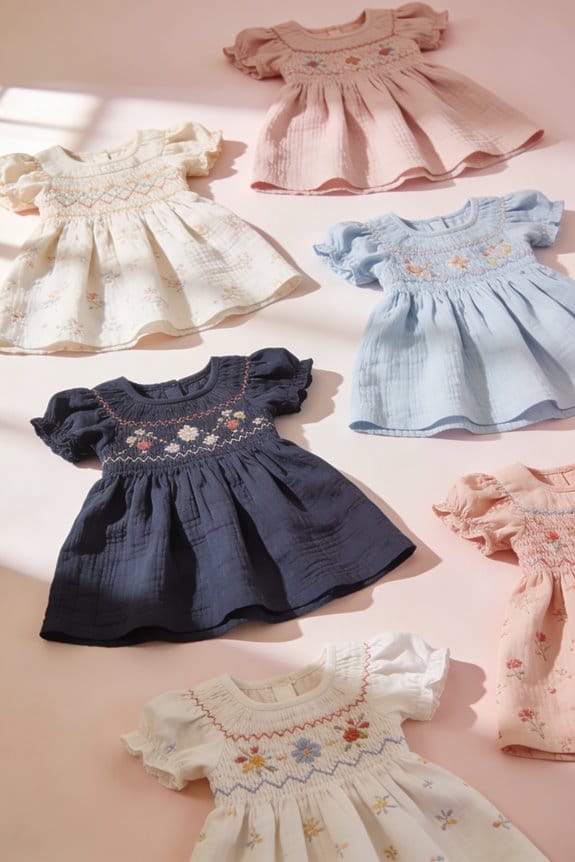 adorable baby smocked dresses