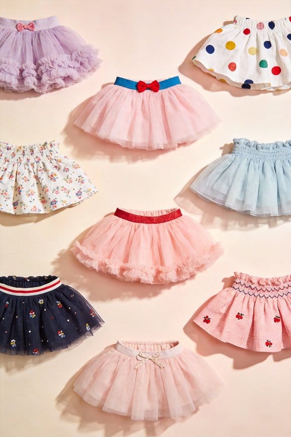 adorable baby tutu skirts