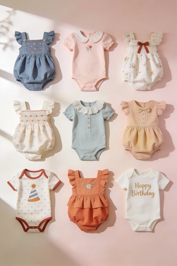adorable birthday outfits for babies