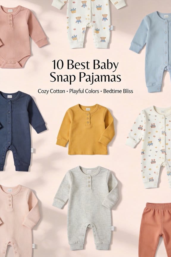 adorable easy snap pajamas
