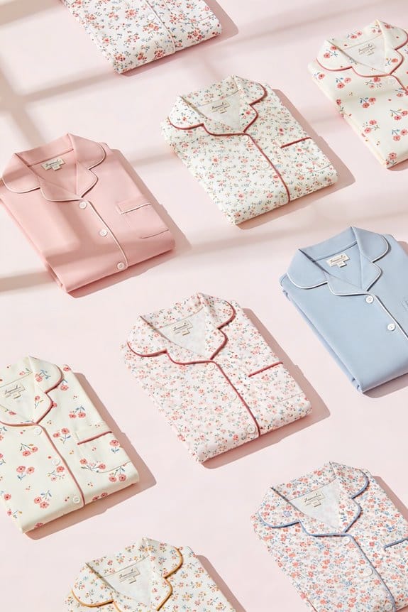 adorable floral pajamas for girls