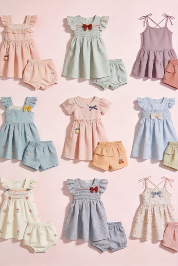 adorable matching dress sets