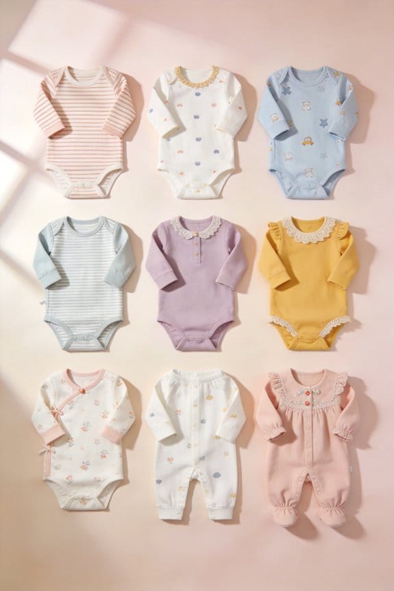 adorable newborn outfits selection
