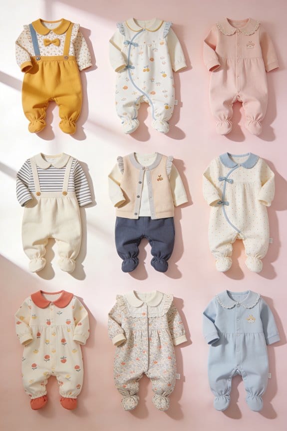 adorable outfits for triplets