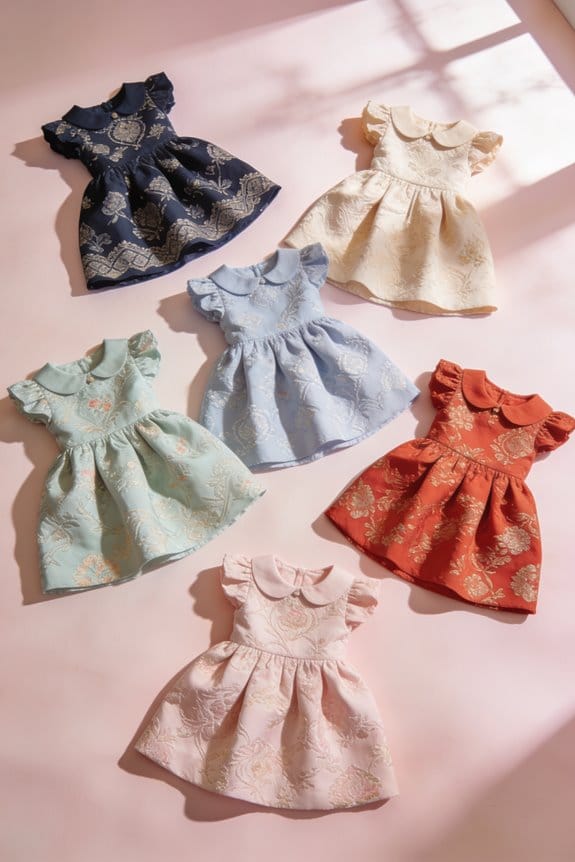 baby jacquard dresses collection