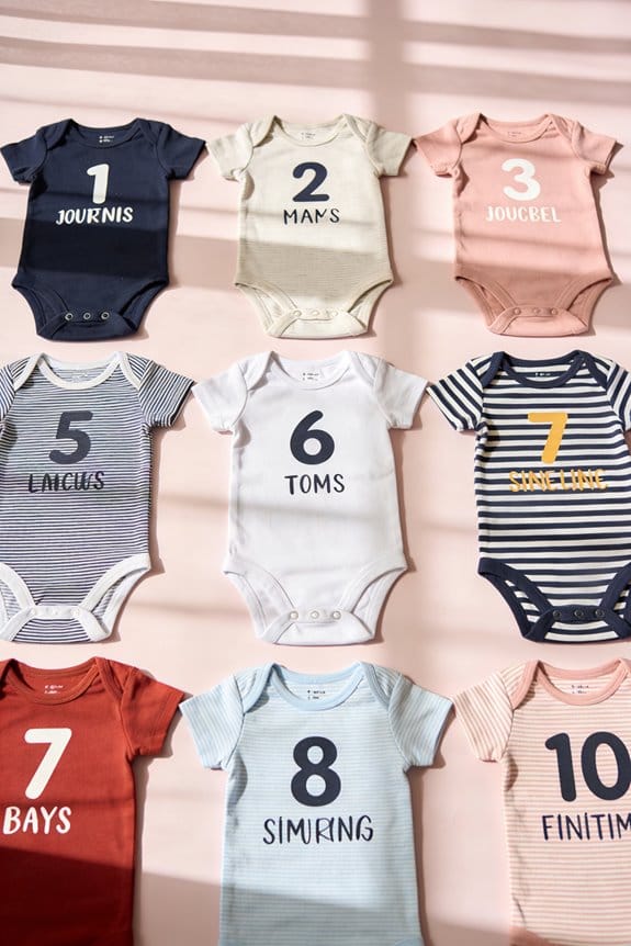 baby milestone outfit ideas
