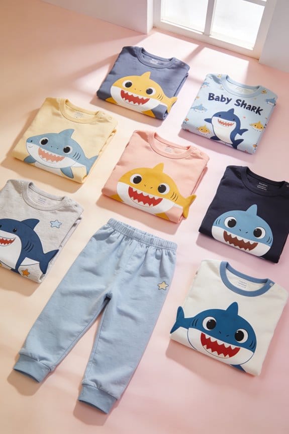 baby shark pajamas delight