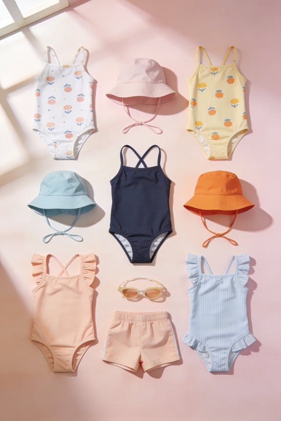 baby swimwear for sun protection