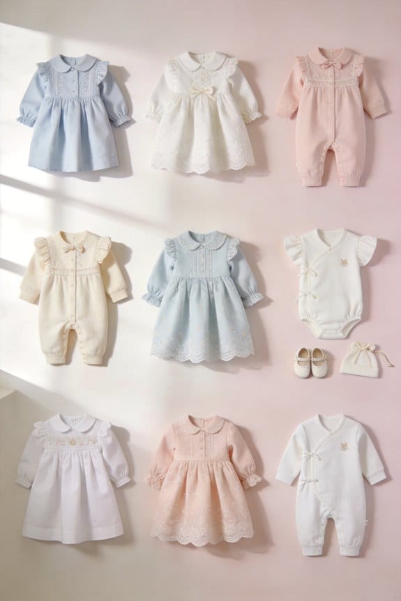 best cotton christening outfits