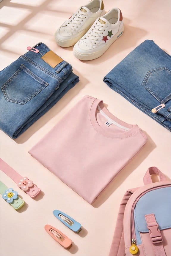 budget friendly school wardrobe