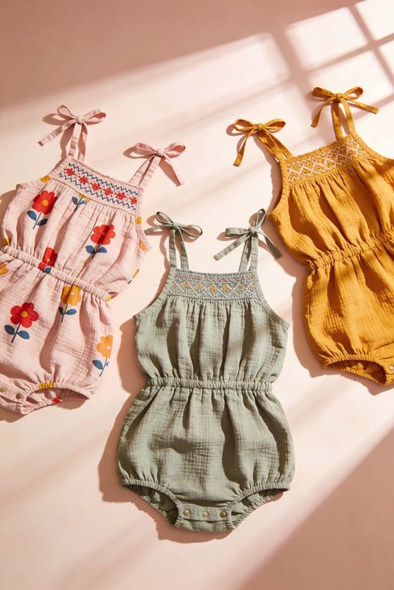 chic summer linen rompers