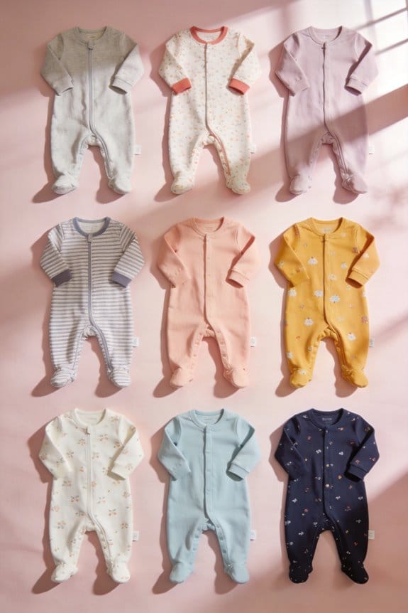 comfy baby gown sleepers