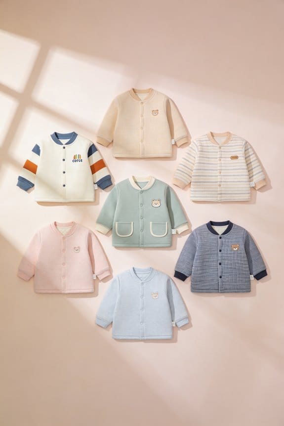 cozy and cute baby jackets