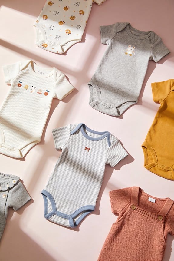 cozy baby bodysuit sets