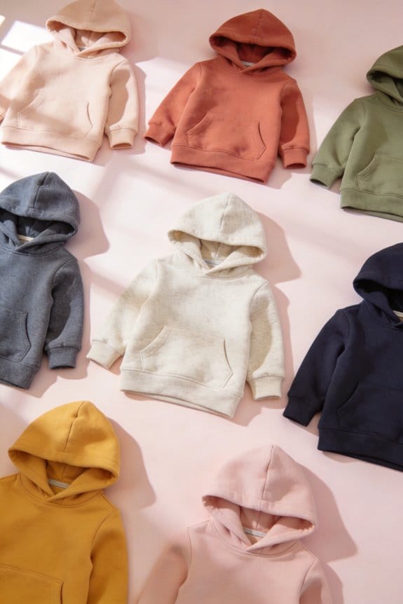 cozy baby french terry hoodies