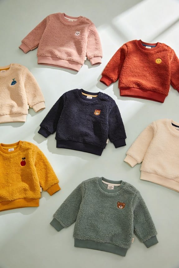 cozy baby sherpa sweatshirts