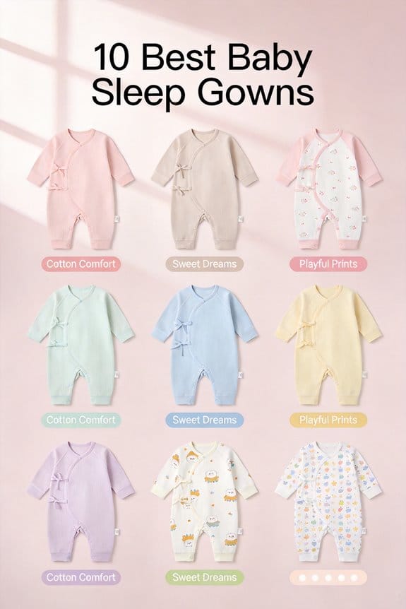 cozy baby sleep gowns