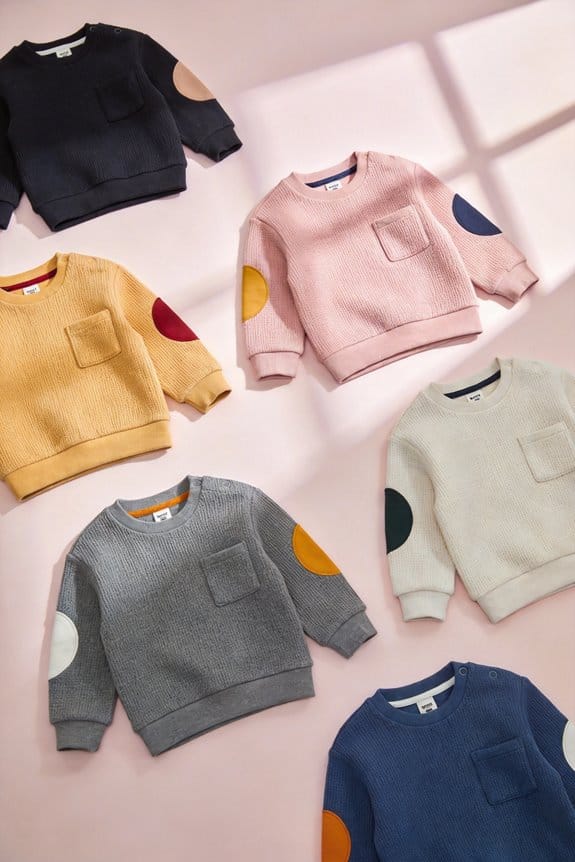 cozy baby solid sweatshirts