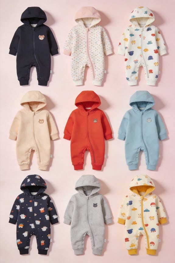 cozy chic baby rompers