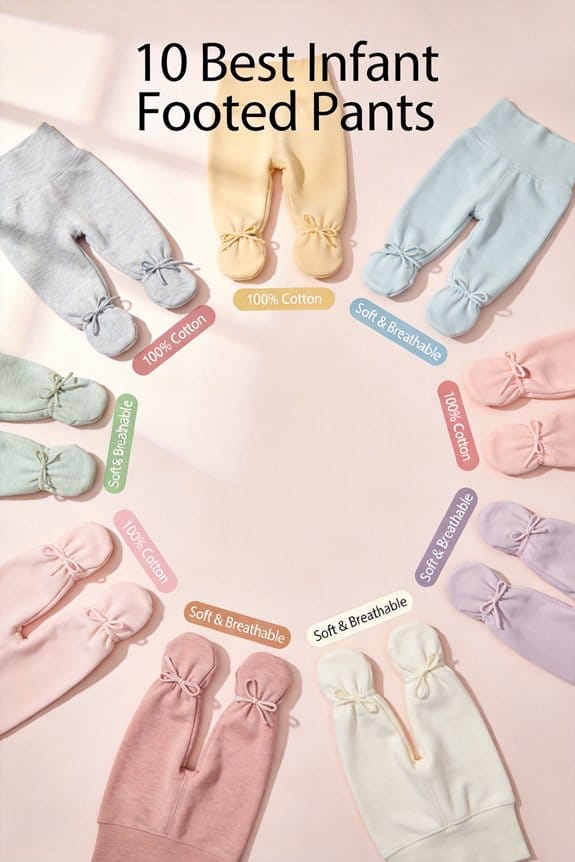 cozy infant footed pants