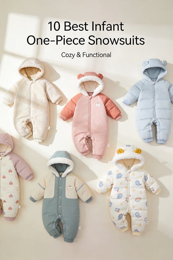 cozy infant snowsuit options