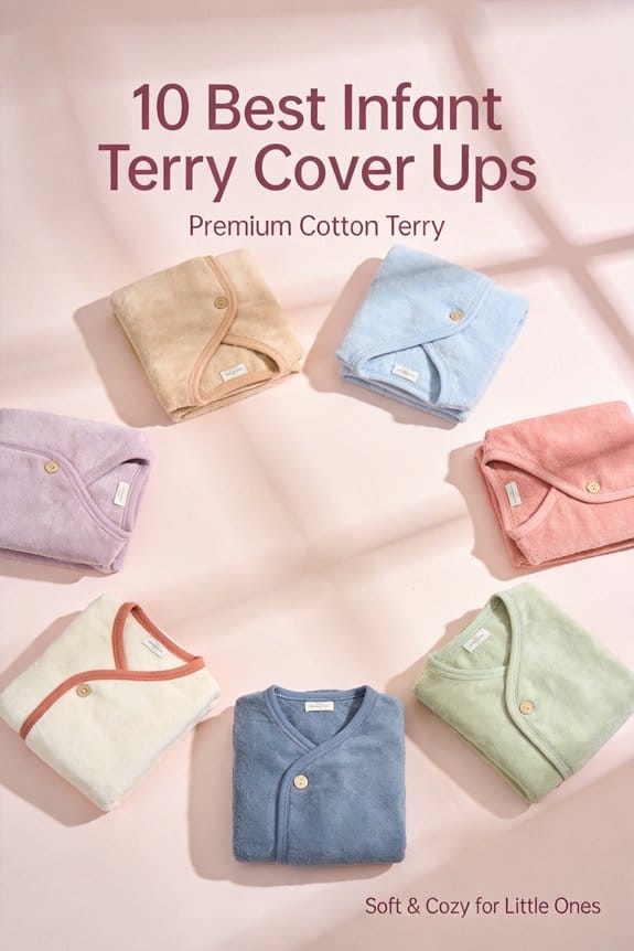 cozy infant terry cover ups