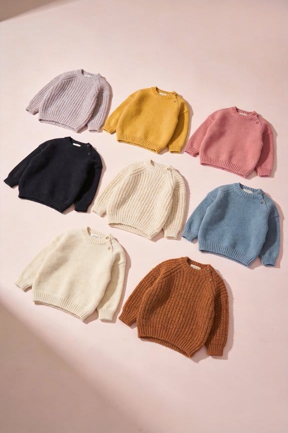 cozy oversized sweaters for babies