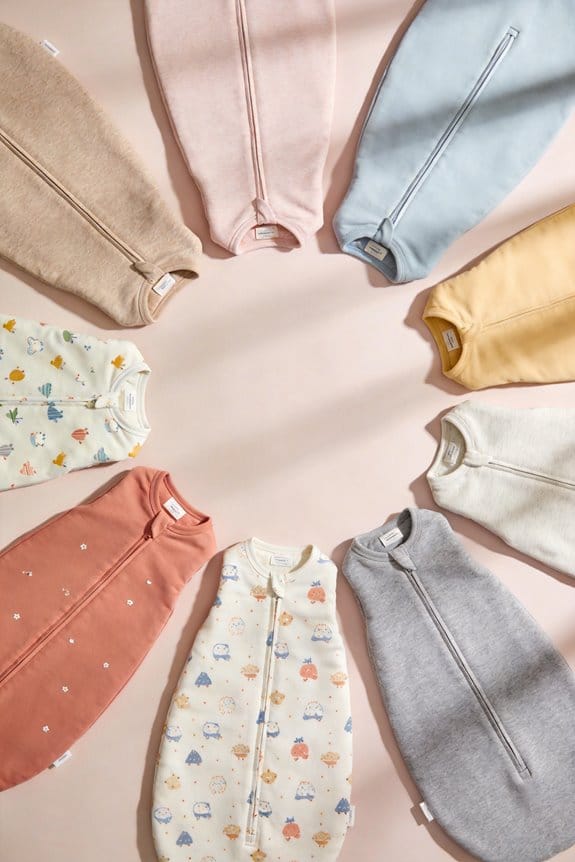 cozy zippered sleep sacks