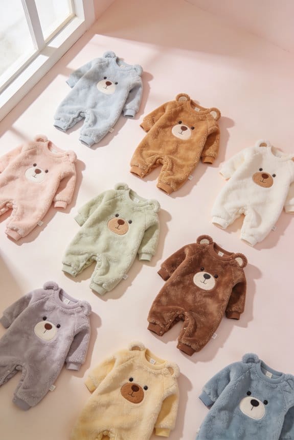 cuddly baby bear pajamas