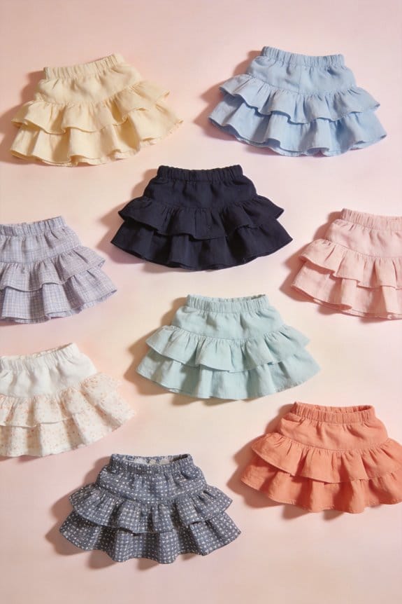 cute and comfy baby skirts