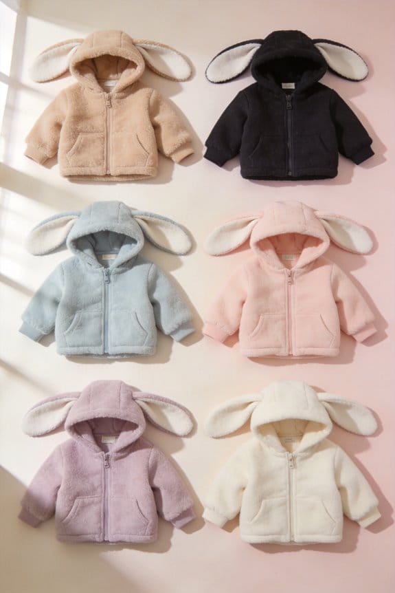 cute winter bunny jackets
