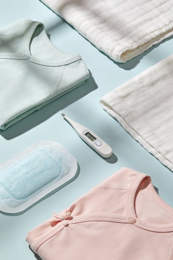 dress baby lightly comfortably