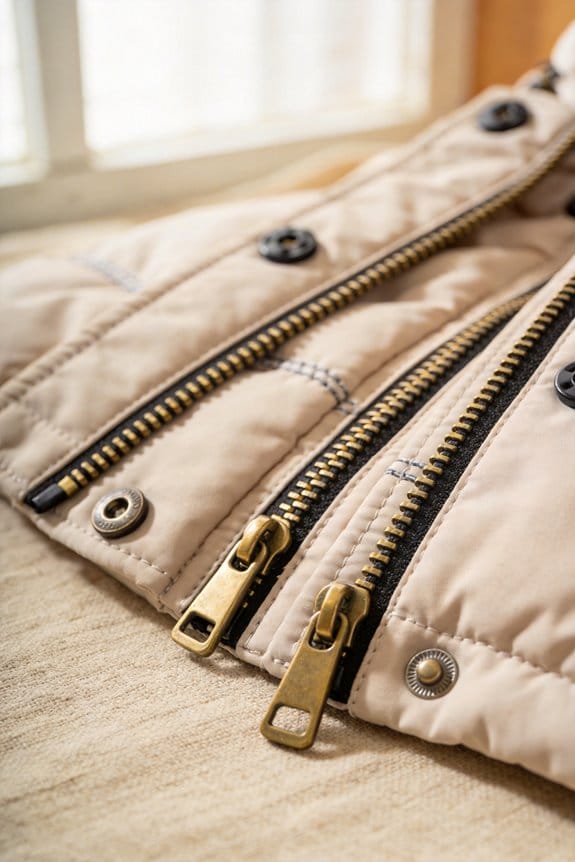 durable zippers for kids coats
