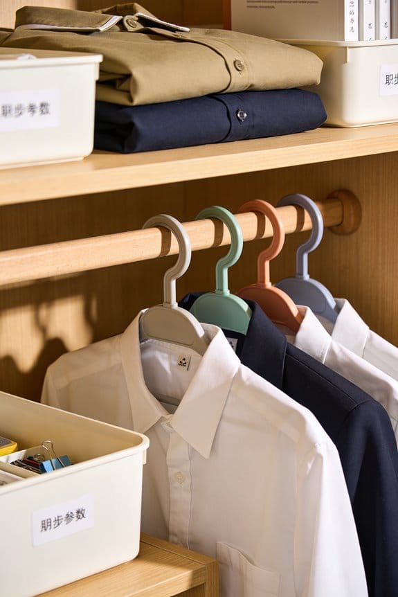 efficient kids closet organization