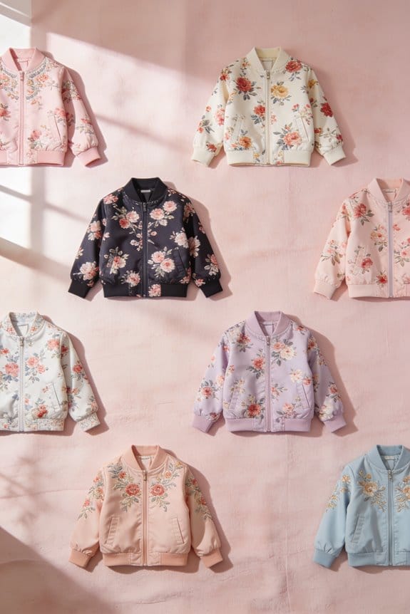 floral jackets for stylish girls