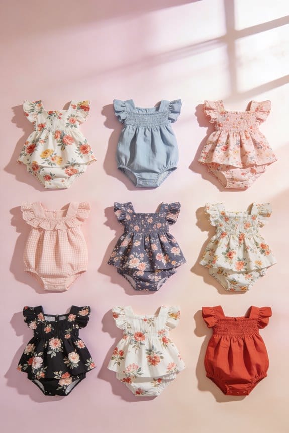 floral sets for girls