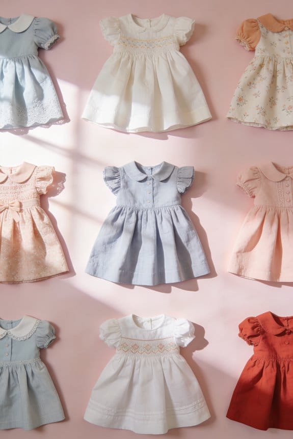infant dedication dress selection