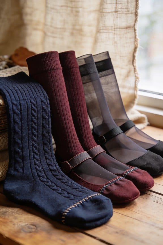knee highs and tights comfort