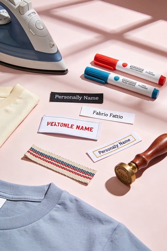 labeling clothing for school