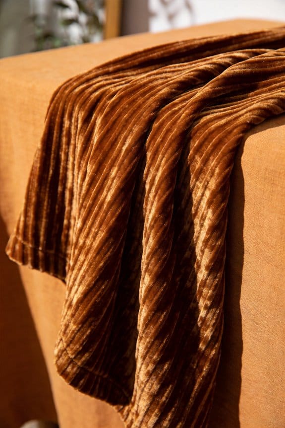 luxurious warmth with velvet
