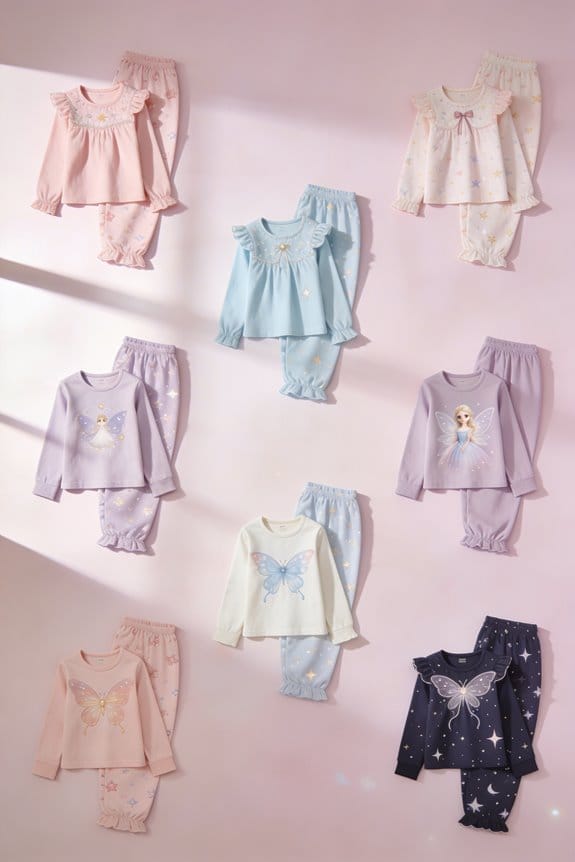 magical girls fairy pajamas