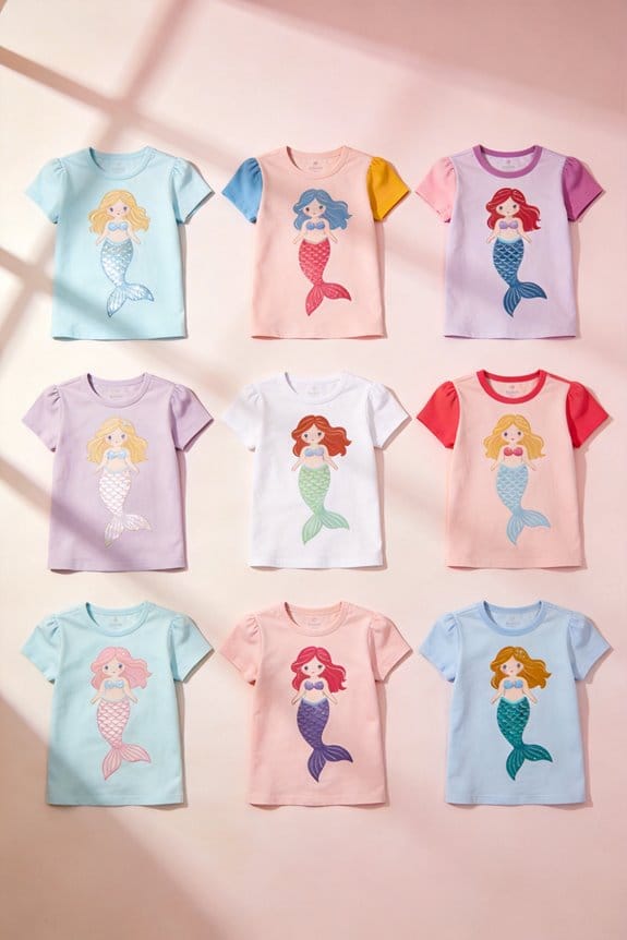 mermaid shirts for girls