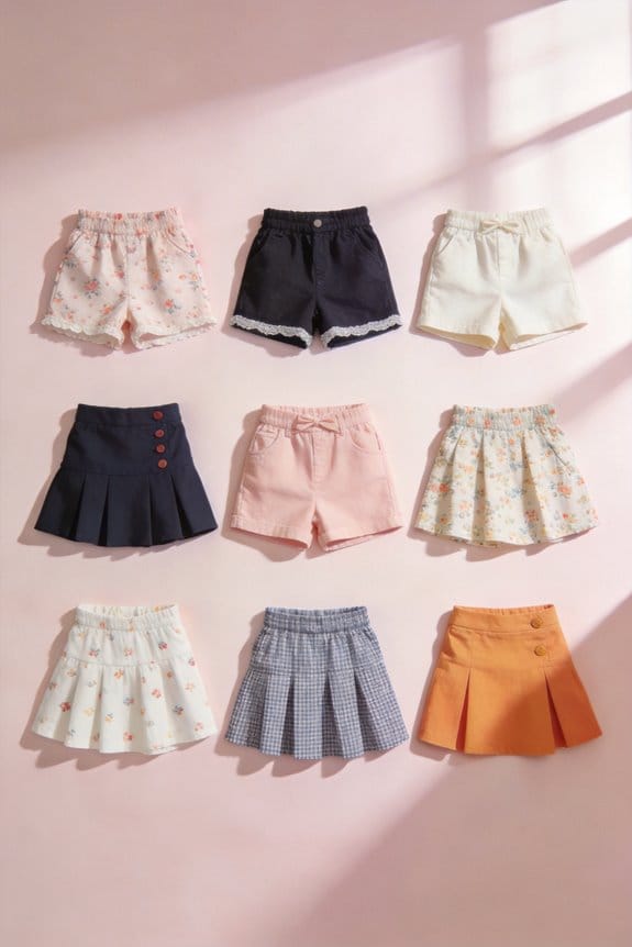 modesty shorts and skirts