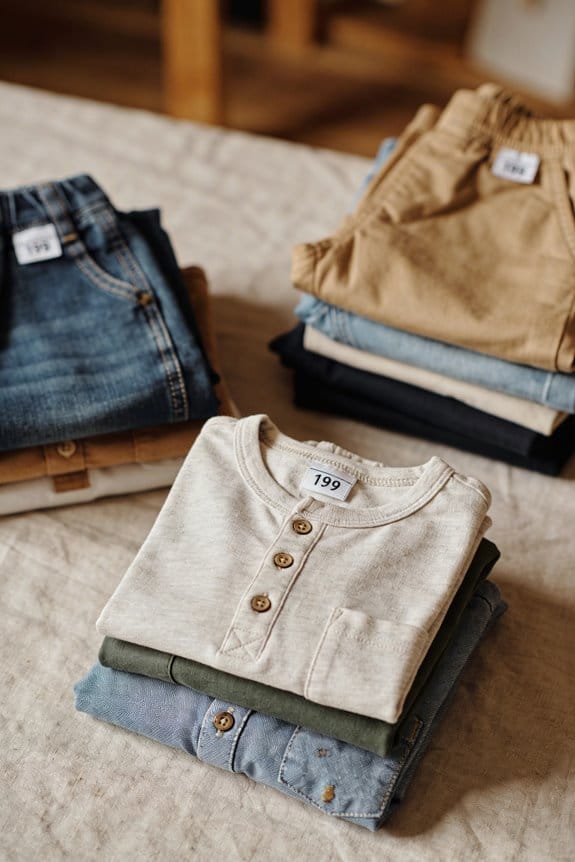 organizing kids outgrown clothing