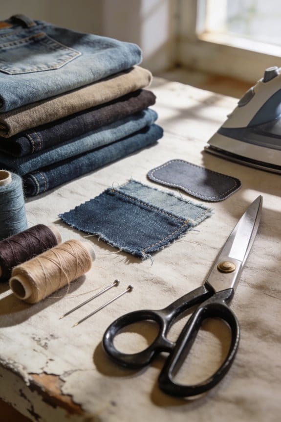 patch your jeans effectively