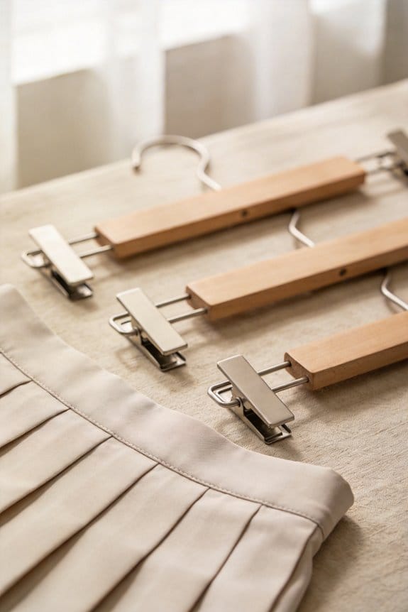proper pleated skirt storage